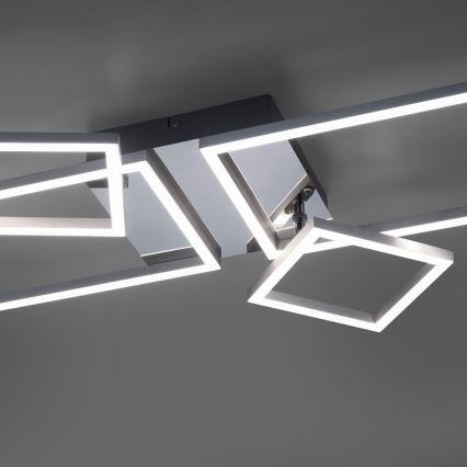 Leuchten Direkt 14023-55 - Lustre monté en surface à intensité variable IVEN 2xLED/12W/230V + 2xLED/5,5W