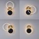 Leuchten Direkt 14116-78 - Plafonnier LED SEVENT LED/25,5W/230V noir/marron