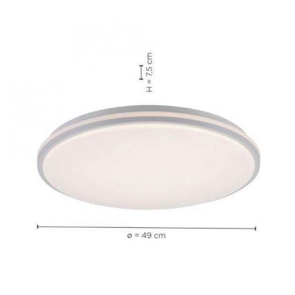 Leuchten Direkt 14209-16 - Plafonnier à intensité variable COLIN LED/32,4W/230V