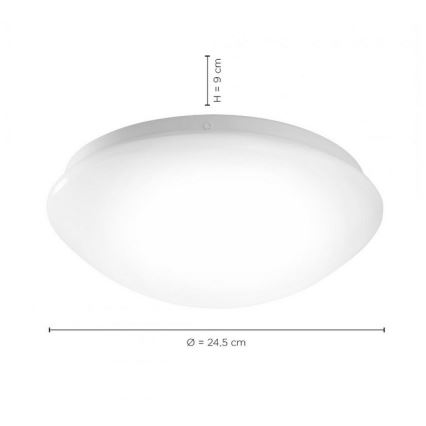 Leuchten Direkt 14243-16 - Plafonnier ANDREA LED/8W/230V