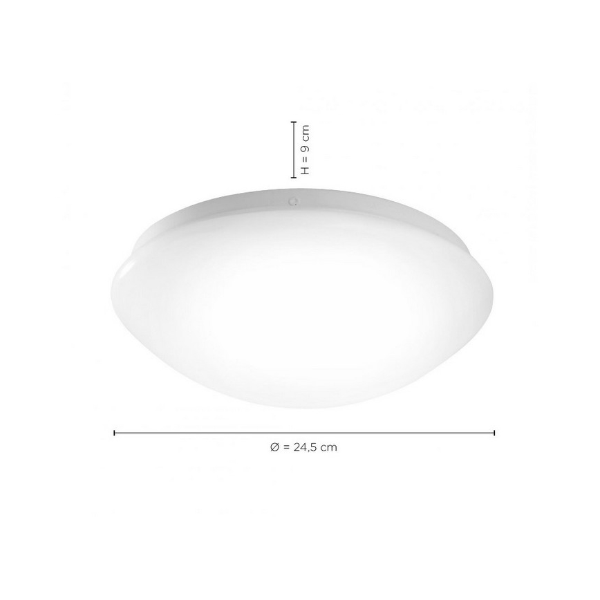 Leuchten Direkt 14243-16 - Plafonnier ANDREA LED/8W/230V