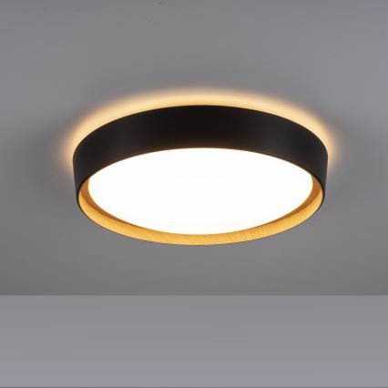 Leuchten Direkt 1434718- Plafonnier à intensité variable EMILIA LED 28,8W/230V noir