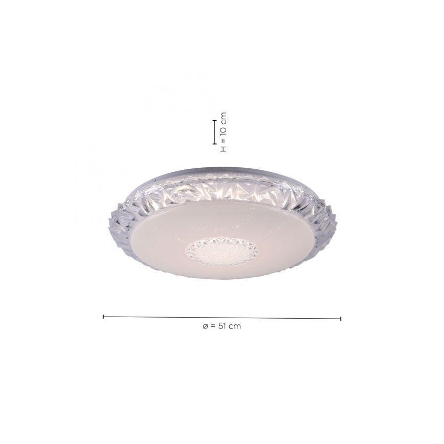 Leuchten Direkt 14377-00- Luminaire LED RVB à intensité variable LUCCA LED/36W/230V + télécommande