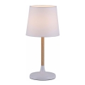Leuchten Direkt 14423-16 - Lampe de table NIMA 1xE14/40W/230V blanche