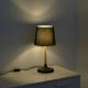 Leuchten Direkt 14423-18 - Lampe de table NIMA 1xE14/40W/230V noire