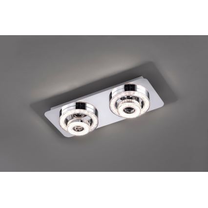 Leuchten Direkt 14521-17 - Plafonnier TIM 2xLED/2,8W/230V + 2xLED/3,1W