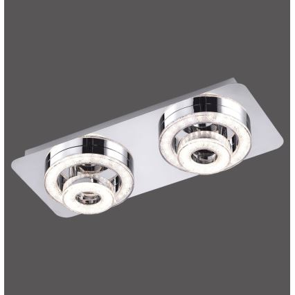 Leuchten Direkt 14521-17 - Plafonnier TIM 2xLED/2,8W/230V + 2xLED/3,1W