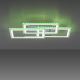 Leuchten Direkt 14636-55- Plafonnier LED RGB à intensité variable FELIX LED/35W/230V + télécommande