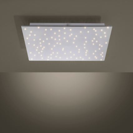 Leuchten Direkt 14671-55 - Plafonnier à intensité variable SPARKLE LED/18W/230V + Télécommande