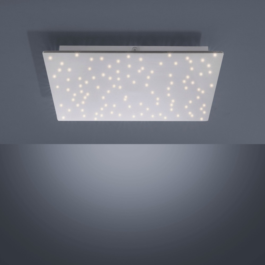 Leuchten Direkt 14671-55 - Plafonnier à intensité variable SPARKLE LED/18W/230V + Télécommande