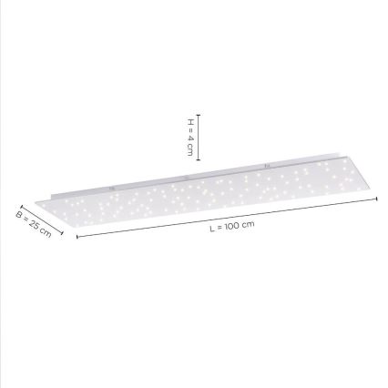 Leuchten Direkt 14672-55 - Luminaire à intensité variable SPARKLE LED/18W/230V 2700-5000K + Télécommande