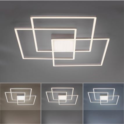 Leuchten Direkt 14713-55- Lustre monté en surface à intensité variable ASMIN LED/45W/230V + Télécommande