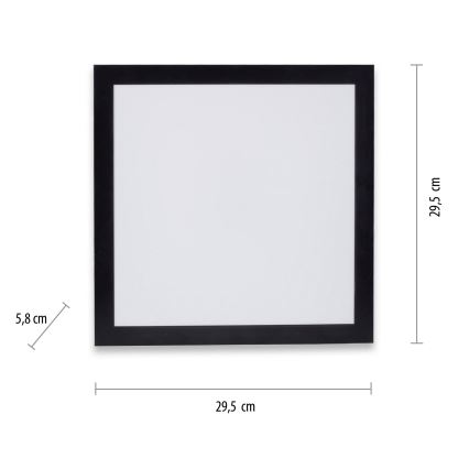 Leuchten Direkt 14740-18 - plafonnier LED FLAT LED/7W/230V