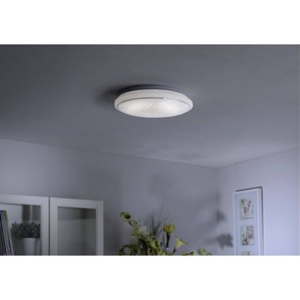 Leuchten Direkt 14744-16 - Plafonnier à intensité variable LED RGB JUPI LOLASMART LED/32W/230V + Télécommande