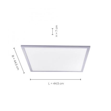 Leuchten Direkt 14752-21 - Plafonnier FLAT LED/17W/230V