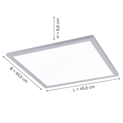 Leuchten Direkt 14755-21- Plafonnier à intensité variable FLAT LED/28W/230V 2700-5000K + Télécommande