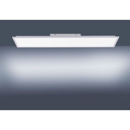 Leuchten Direkt 14757-21- Panneau monté en surface à intensité variable FLAT LED/36W/230V 2700-5000K argenté+ Télécommande