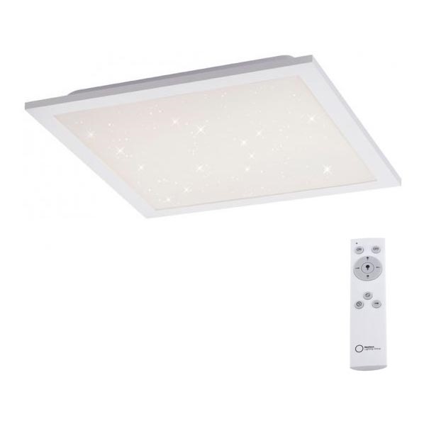 Leuchten Direkt 14760-16 - Plafonnier à intensité variable STARRYFLAT LED/20W/230V 2700-5000K + Télécommande