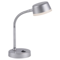 Leuchten Direkt 14825-21 - Lampe de table ENISA 1xLED/3,5W/230V argentée