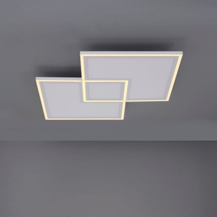 Leuchten Direkt 14855 - 16- Plafonnier LED à intensité variable EDGING LED/51W/230V 2700-5000K + télécommande