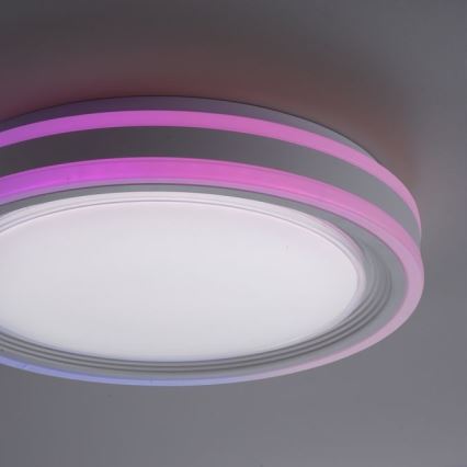 Leuchten Direkt 15152-16 - Plafonnier LED RGBW à intensité variable SPHERIC LED/18W/230V+Télécommande