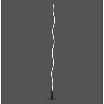Leuchten Direkt 15168-18 - Lampadaire WAWE LED/12W/230V noir