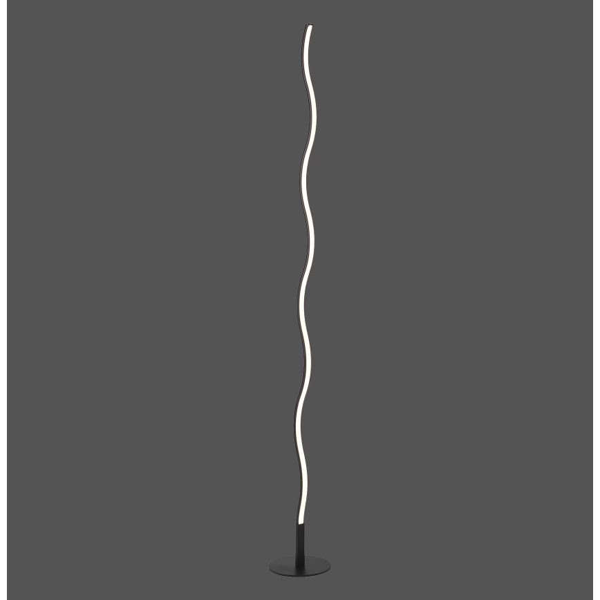 Leuchten Direkt 15168-18 - Lampadaire WAWE LED/12W/230V noir