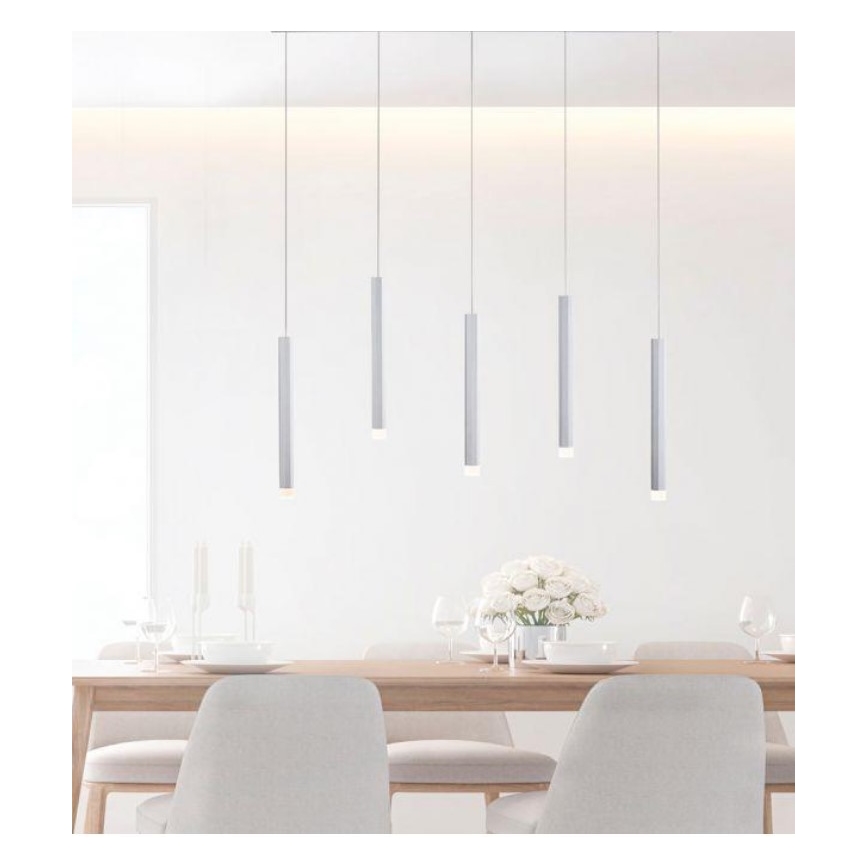 Leuchten Direkt 15205-95 - Suspension filaire BRUNO 5xLED/4,8W/230V