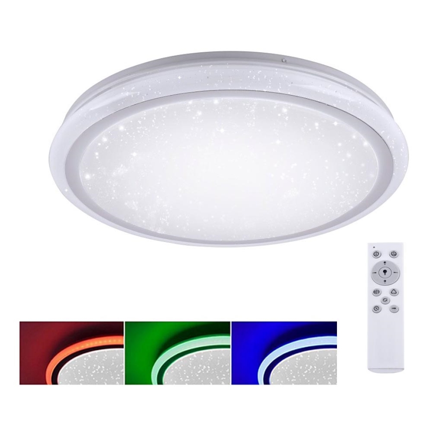 Leuchten Direkt 15220-16 - Luminaire à intensité variable RGB LUISA LED/28W/230V + Télécommande