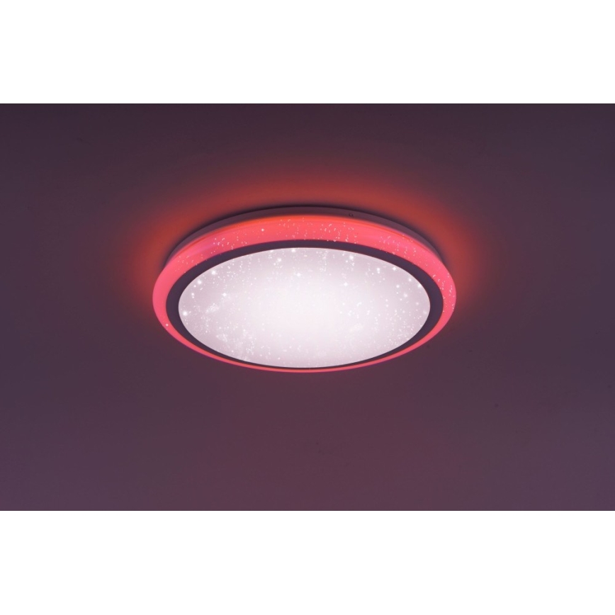 Leuchten Direkt 15220-16 - Luminaire à intensité variable RGB LUISA LED/28W/230V + Télécommande