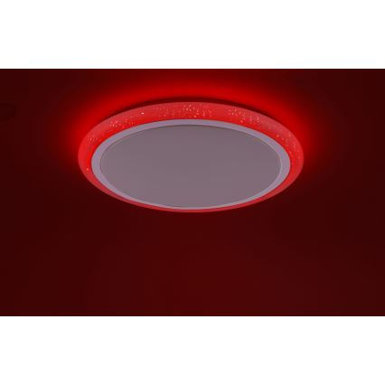 Leuchten Direkt 15230-16 - Plafonnier à intensité variable LED RGB LUISA LED/42W/230V + Télécommande