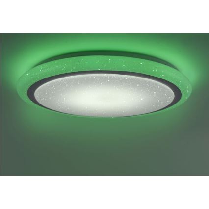 Leuchten Direkt 15230-16 - Plafonnier à intensité variable LED RGB LUISA LED/42W/230V + Télécommande