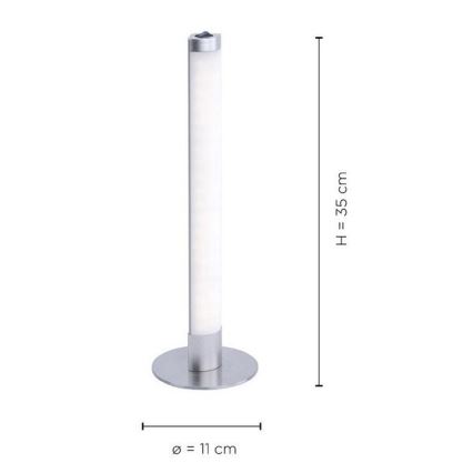 Leuchten Direkt 15272-55 - Lampe de table AMILIA LED/6W/230V