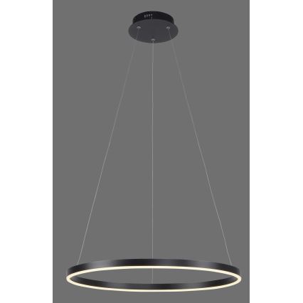 Leuchten Direkt 15394-13-Suspension filaire à intensité variable RITUS LED/30W/230V noire