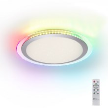 Leuchten Direkt 15411-21- Plafonnier à intensité variable LED RVB CYBA LED/26W/230V +  télécommande