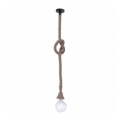 Leuchten Direkt 15481-18 - Suspension avec fil ROPE 1xE27/60W/230V