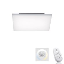 Leuchten Direkt 15551-16 - Plafonnier dimmable LED CANVAS LED/24W/230V + télécommande