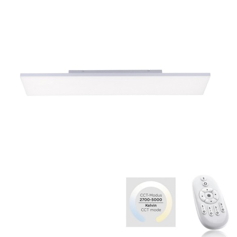 Leuchten Direkt 15553-16 - Plafonnier dimmable LED CANVAS LED/20W/230V + télécommande