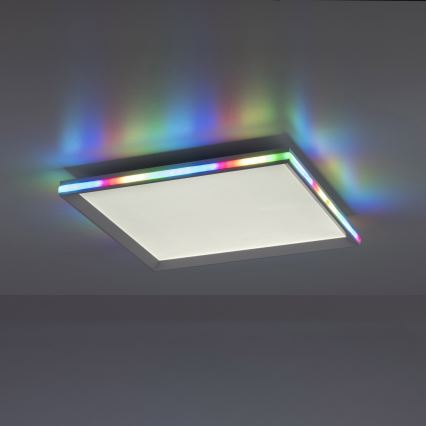 Leuchten Direkt 15556-16 - Plafonnier à intensité variable LED RGB GALACTICA LED/32W/230V + télécommande