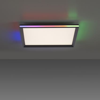 Leuchten Direkt 15556-18 - Plafonier RGBW à intensité variable GALACTICA LED/32W/230V 2700-5000K + télécommande