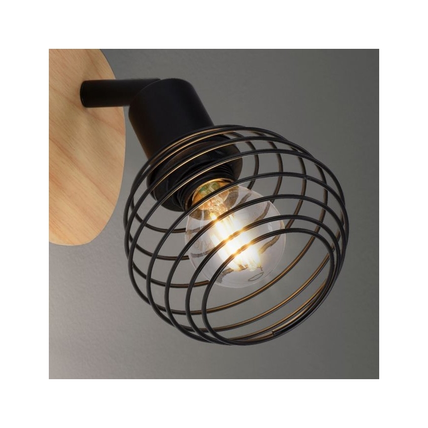 Leuchten Direkt 15921-79 - Spot mural EUGEN 1xE14/40W/230V chêne