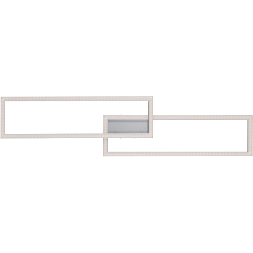 Leuchten Direkt 16430-55 - Plafonnier LED RGBW dimmable MAXI 2xLED/18W/230V 2700-5000K chrome mat + télécommande