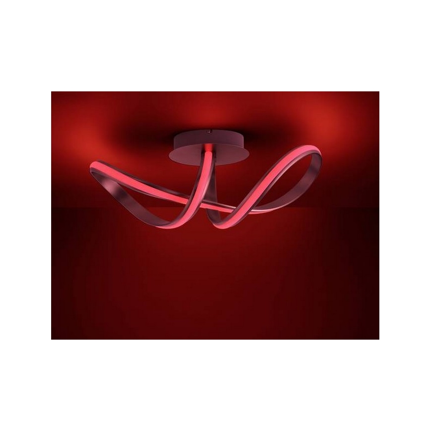 Leuchten Direkt 18431 - Plafonnier LED RGB à intensité variable MELINDA LED/28W/230V