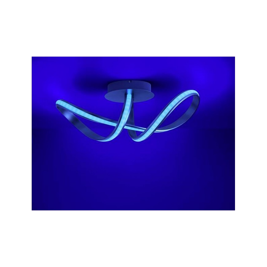 Leuchten Direkt 18431 - Plafonnier LED RGB à intensité variable MELINDA LED/28W/230V