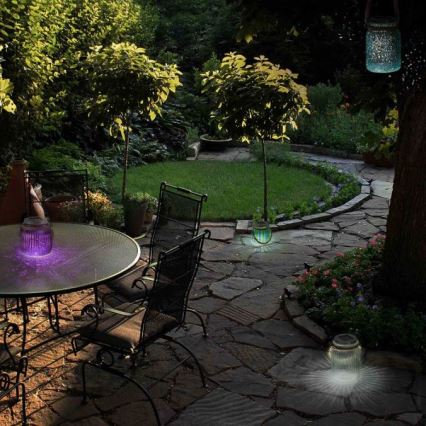 Leuchten Direkt 19881-70 - Lampe solaire SOLAR LED/0,06W/1,2V 600 mAh IP44