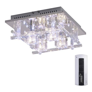Leuchten Direkt 50356-17 - plafonnier LED KEMAL 4xG4/14W/230V/12V+24xLED/0,05W