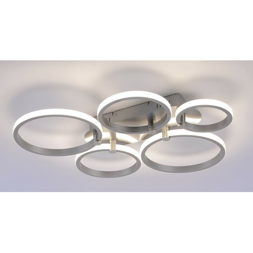 Leuchten Direkt 12112-55 - Plafonnier LED en saillie JOHANNA 2xLED/11,5W/230V+2xLED/9W+LED/7W