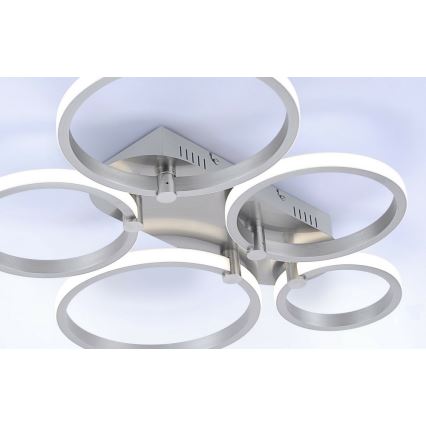 Leuchten Direkt 12112-55 - Plafonnier LED en saillie JOHANNA 2xLED/11,5W/230V+2xLED/9W+LED/7W