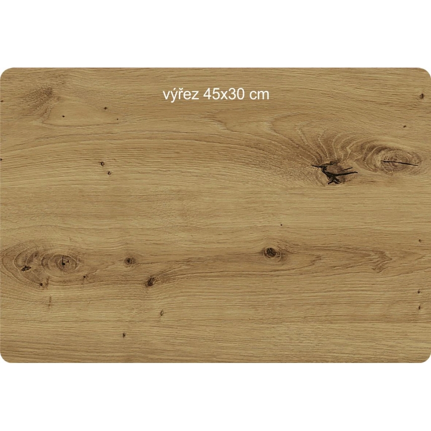 Li-Go 23628/DUB3 - Horloge murale LED/1xAA Ø 32 cm chêne clair/ronde