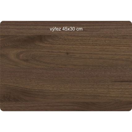 Li-Go 23654 - Décoration de table LED à intensité variable LED/12W/230V 20x22 cm noyer/motif mousseux